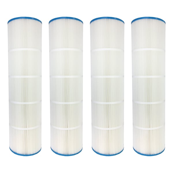 Zoro Select Pentair Clean and Clear Plus 4 Replacement Pool Filter 4 Pack Compatible PCC105/C-7471/FC-1977 WP.PNC1977-4P - main